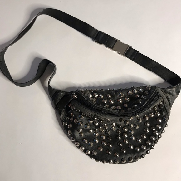 spiked fanny pack